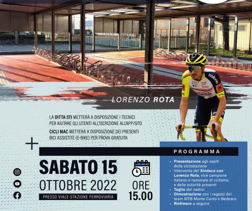 Locandina inaugurazione Ciclostazione